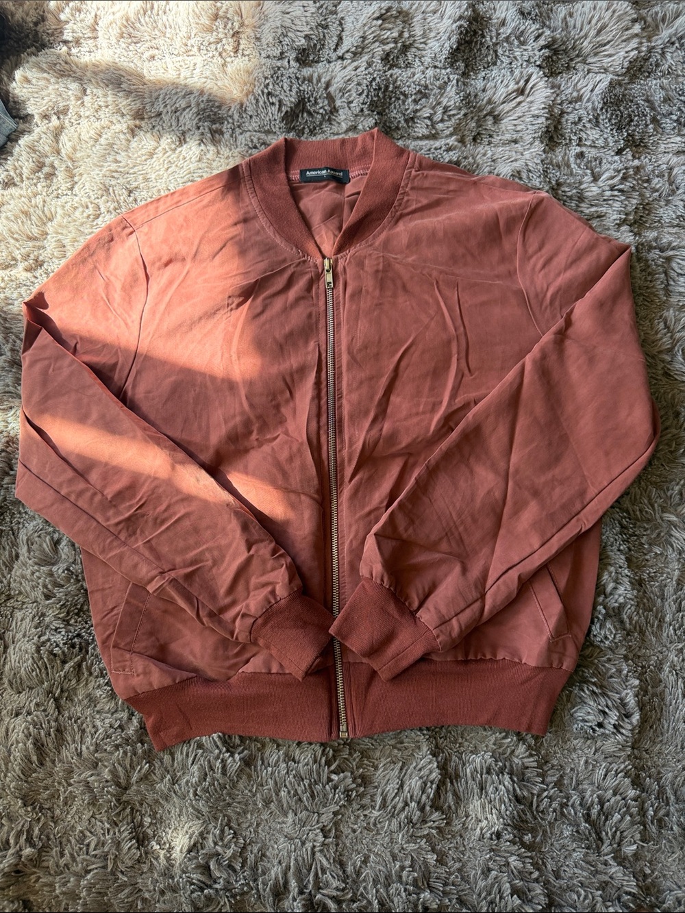 Burnt Pink Bomber Jacket - Woman